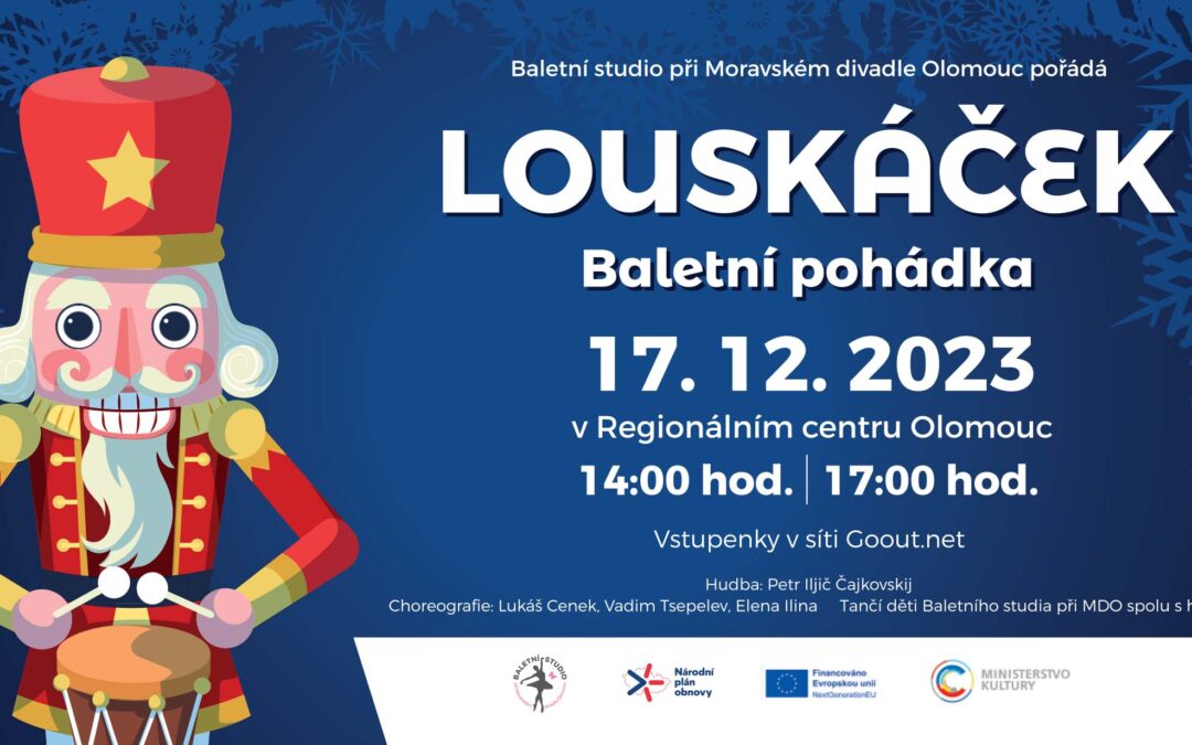 Předprodej vstupenek na našeho Louskáčka v Přerově a Olomouci spuštěn